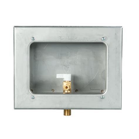 stainless steel ice maker outlet box|recessed valve box ice maker.